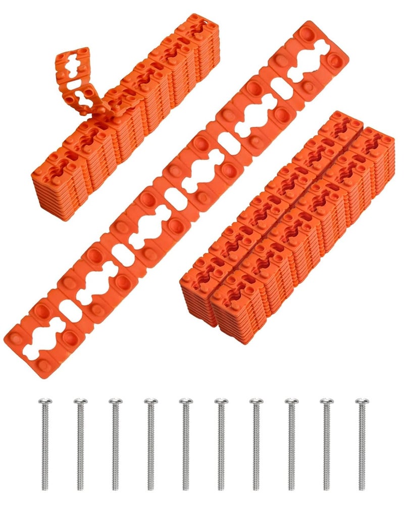 Upitry Outlet Spacers for Electrical Receptacle Box: Plastic Shim Spacers - Ideal for Electric Wall Switch - Receptacle Extenders Stackable Spacer for Sockets Plugs Washer Screws (150 Pack + 10 Screws) - Image 1